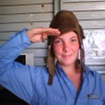 Ron McLeay  in penalty hat.JPG (31561 bytes)