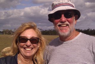 Garret Russell with today's mystery guest ... identity to be revealed later